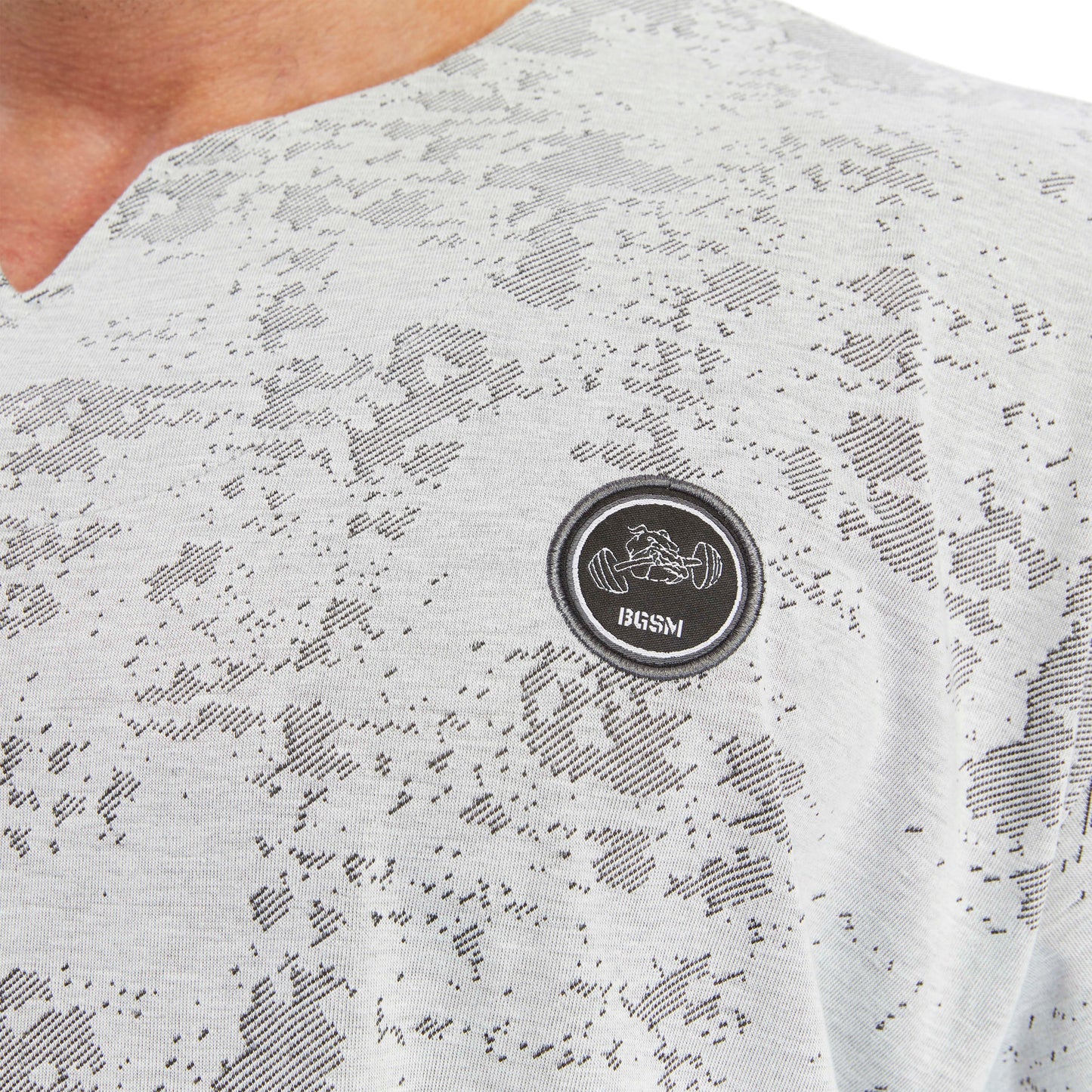 Oversize Teknik Kamulfaj Rag Top T-shirt Stilya 3368