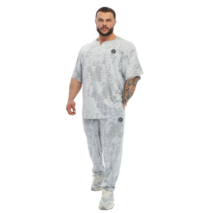 Oversize Teknik Kamulfaj Rag Top T-shirt Stilya 3368